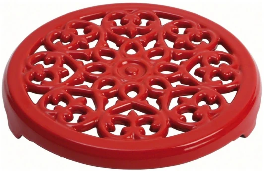 1601006 Подставка под горячее чугунная, 23 см, вишневая 1601006 Staub