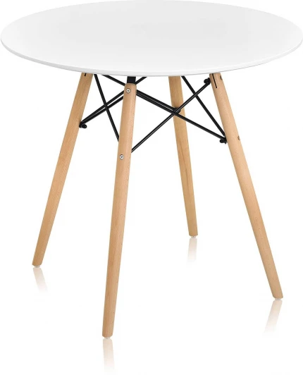 УТ000035119 Стол 80, белый Stool Group DSW УТ000035119