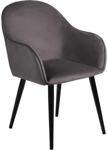 RF 0379 Стул Frida тёмно-серый велюр Bradex Home RF 0379