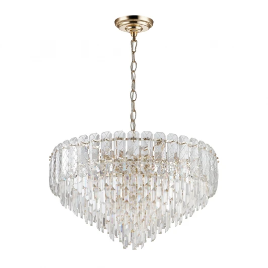 ML.20210.18 GD Подвесная люстра хрустальная Modelux MODELUX ML.20210.18 GD
