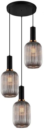 LDP 1218-3 GY+BK Подвесной светильник Lumina Deco LDP 1218-3 GY+BK