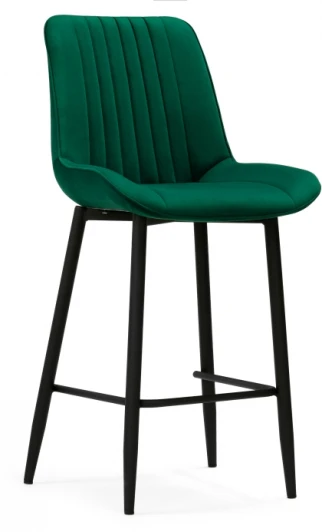 511172 Полубарный стул Woodville Седа К зеленый / черный 511172