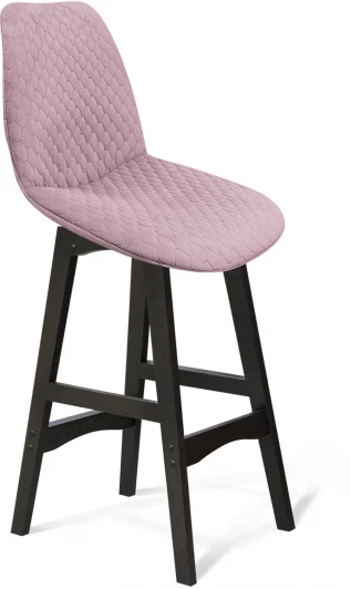 1978240301 Стул полубарный SHT-ST29-C22/S65-1 розовый зефир/венге от фабрики Sheffilton