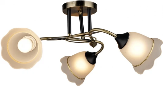 MD.QH-0072-3 AB Потолочная люстра на штанге Imex MD.QH-0072-3 AB