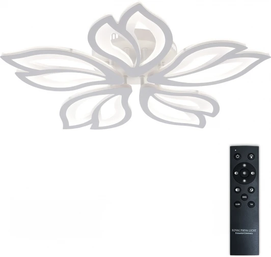 LED LAMPS 81107/4C Потолочная люстра светодиодная с пультом ДУ 110W, белый, LED Natali Kovaltseva Fortuna LED LAMPS 81107/4C