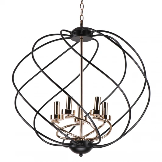 MD.0703-5-P BK+FGD Подвесная люстра Imex MD.0703-5-P BK+FGD