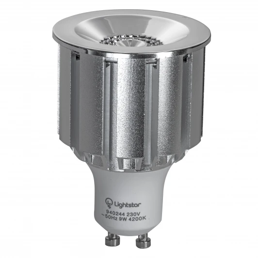 940234 Лампочка светодиодная цилиндр прозрачная колба GU10 7 Вт 330 lm 4000K Lightstar 940234