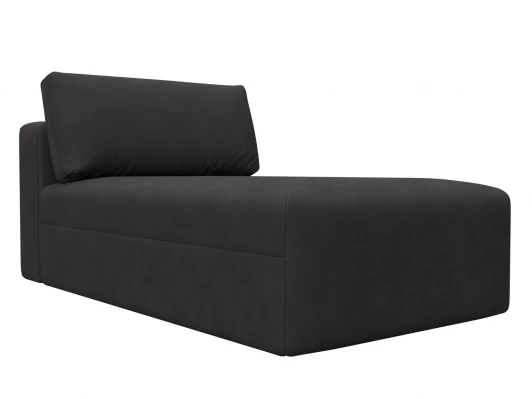 129561 Модуль канапе Лига-060 НПБ (ЛДСП,Брус,Фанера,Замша/Коричневый) Лига Диванов 129561