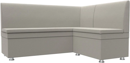 124130 Диван кухонный угловой Уют правый угол (Бежевый/Рогожка) Лига Диванов арт.124130