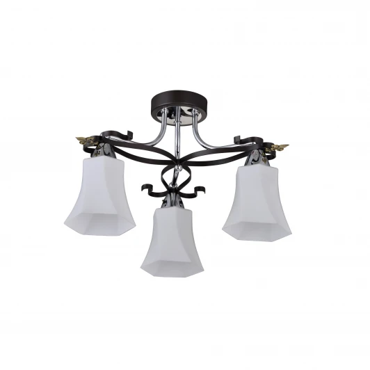849/3PF-Dark Потолочная люстра IDLamp Monga 849/3PF-Dark