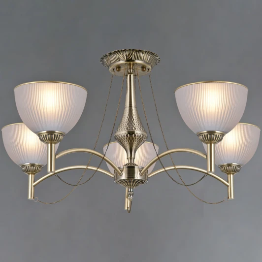 IL0653-5CSQ-25AB ELITE Потолочная люстра на штанге ILLUMICO IL0653-5CSQ-25AB ELITE