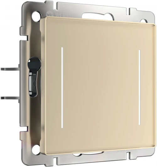 W4523011 Умный сенсорный выключатель двухклавишный с подсветкой (шампань) Werkel W4523011 (a064146)