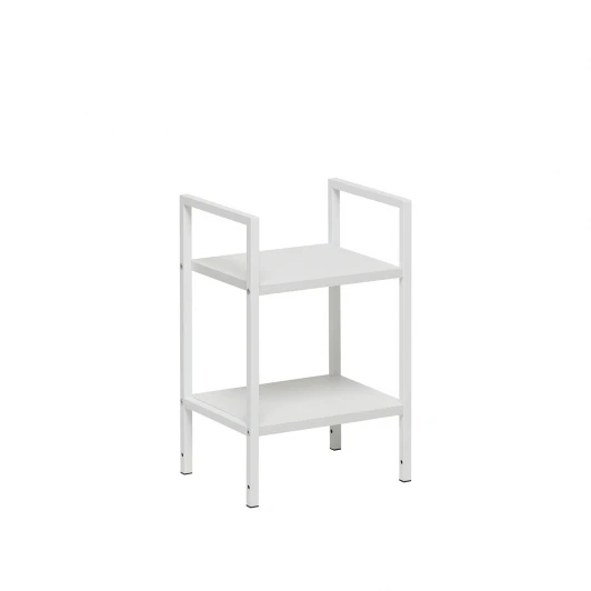 4687207095792 Стеллаж Leset Стилвуд 12 узкий, 2 полки 4687207095792 Металл, Белый