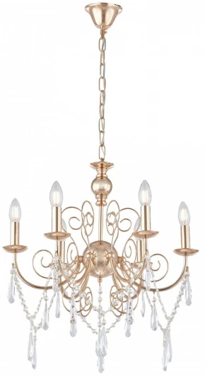 345620/6 FGD Подвесная люстра Arte Milano AM345620 345620/6 FGD (220V, подвески, на цепи, подсвечник, свеча)