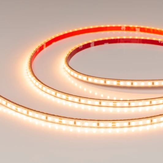 058508 Светодиодная лента герметичная RTW-PS-A140-7mm 24V Warm2400 (10 W/m, IP67, 5m) (Arlight, CRI>90) 058508