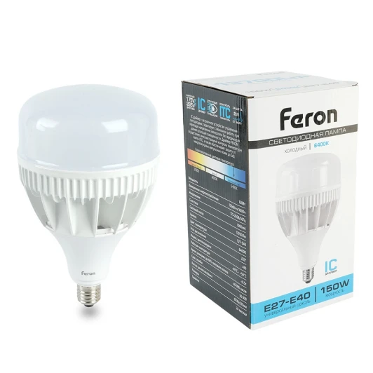 38198 Лампа светодиодная Feron LB-65 38198 E27-E40 150W 175-265V 6400K