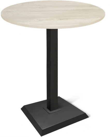 9889877601 Стол барный SHT-TU5-BS2/80 ЛДСП черный/дуб беленый Sheffilton SHT-TU5-BS2 9889877601