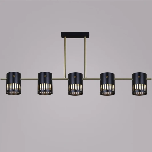 06675-0.3-05 GD+BK GX53 Потолочная люстра на штанге Reluce 06675-0.3-05 GD+BK GX53 (220V)