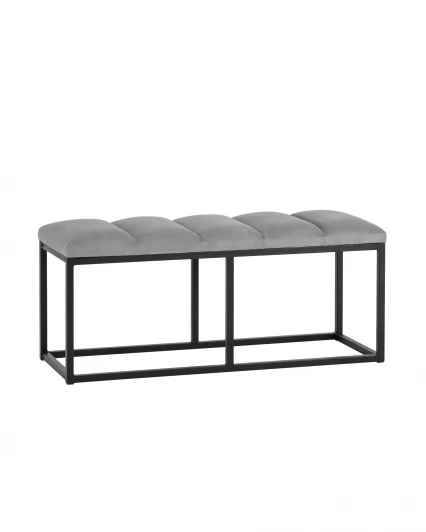 УТ000036871 Банкетка Stool Group Хостен 2 велюр серый УТ000036871