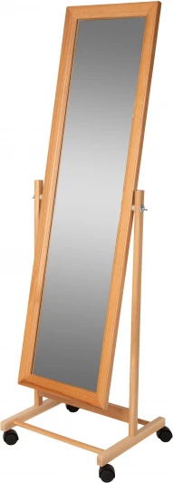 008676 Зеркало напольное BeautyStyle 27 светло-коричневый 135 см х 42,5 см от фабрики Mebelik