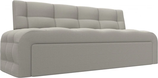 123861 Диван кухонный прямой Люксор (Бежевый/Рогожка) Лига Диванов арт.123861