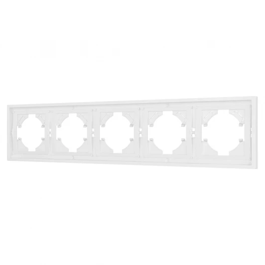 053851 Рамка пластиковая FRM-TENDO-PL-5-WH (Arlight, Белый) 053851