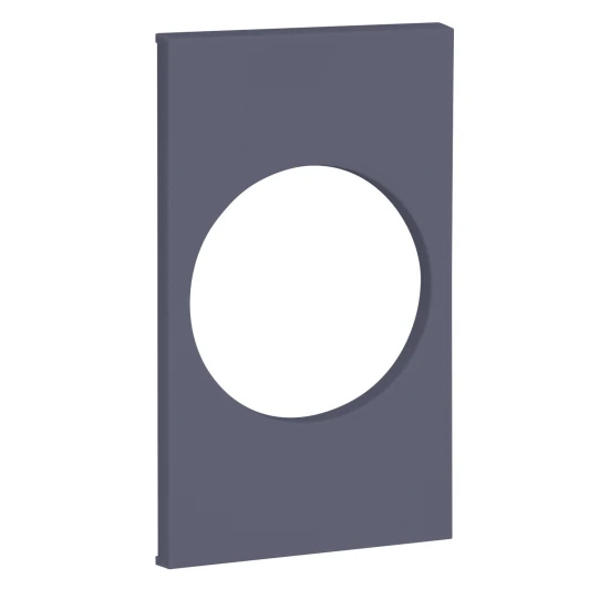 AL04 Накладка на розетку 220V с/з со шторками 16A (графит матовый) Meiton AL04