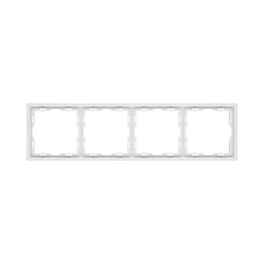 EC4WH Рамка 4-постовая белый матовый Kollinger Eclipse EC4WH