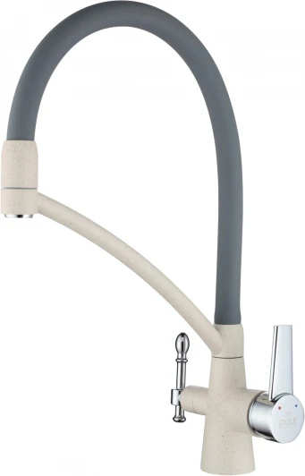 Ho213165-328 Смеситель Paulmark Holstein Ho213165-328 для кухонной мойки, бежевый