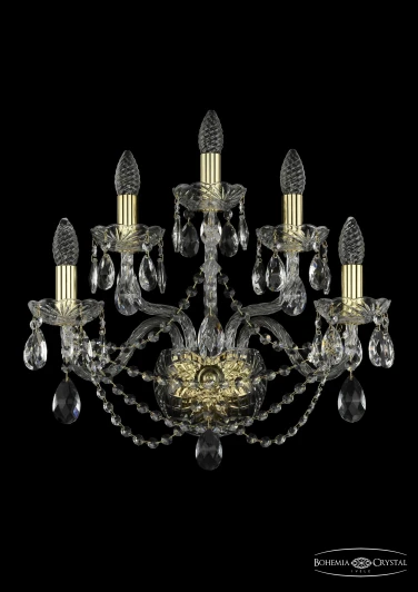 1406B/2+2+1/195/XL/G Бра Bohemia 1406 1406B/2+2+1/195/XL/G