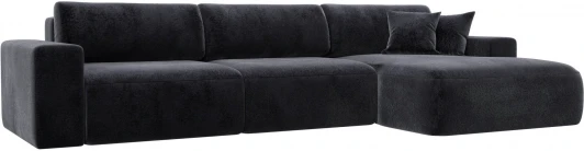 127803 Диван угловой Лига-036 НПБ Классик Лонг правый угол Лига Диванов (Велюр) арт.127803