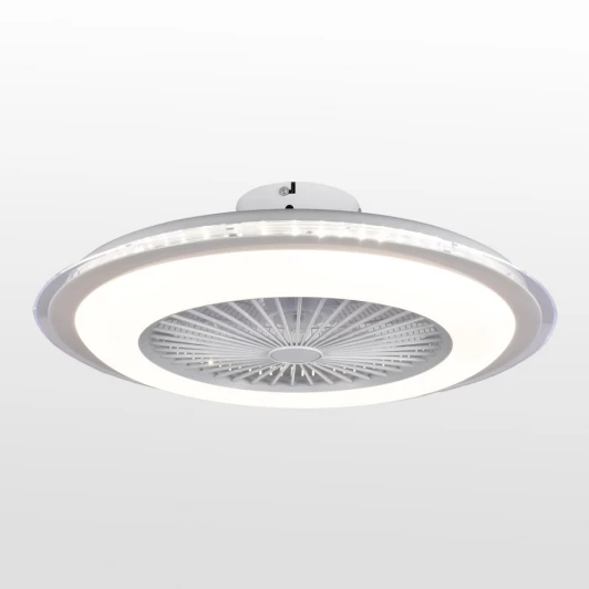 LSP-7462 Потолочная светодиодная люстра с вентилятором Lussole Moonlight LSP-7462 (220V, круглые)