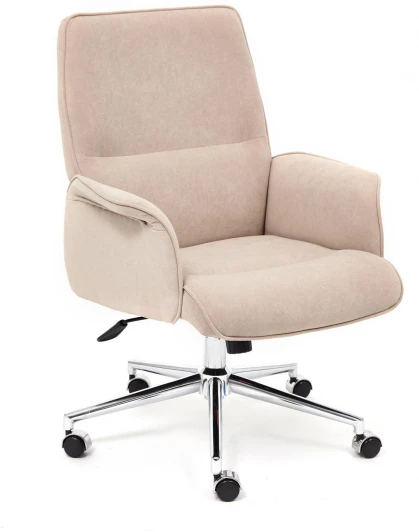 13861 Компьютерное кресло для оператора Tetchair YORK (Флок/Бежевый)