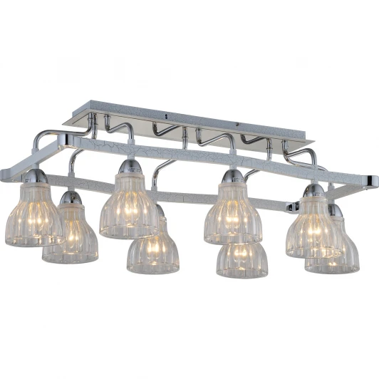 411-08-13CWC chrome + white crack Потолочная люстра N-Light 411 411-08-13CWC chrome + white crack