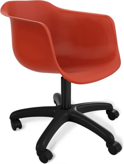 3986987801 Стул подъемно-поворотный Sheffilton SHT-ST31/S120 красный/черный муар