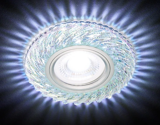 S295 PR Встраиваемый точечный светильник Ambrella Декоративные Кристалл Лайт S295 PR