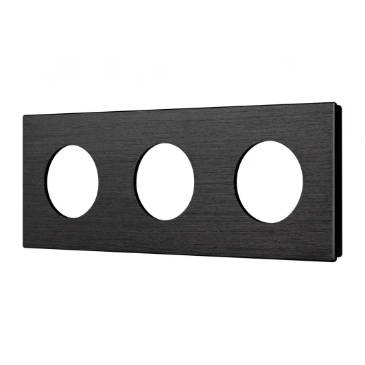 043872 Рамка алюминиевая FRM-PRESTO-ALR-3-BK (Arlight) 043872