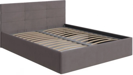 2028245 PROxSON Кровать Vector с бельевым ящиком (Ткань: Рогожка Тетра Мраморный) 160x200