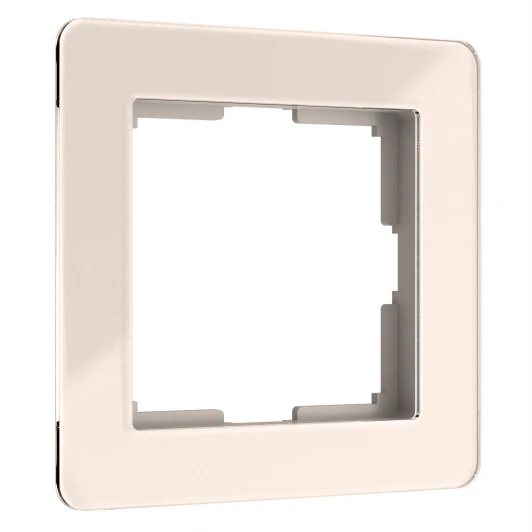W0012743 Рамка на 1 пост Acrylic (айвори) Werkel W0012743 (a060537)