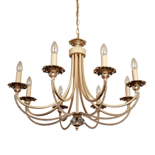 3007/8(creamgold) Подвесная люстра Abrasax Josephine 3007/8(creamgold) (220V, на цепи, свеча)
