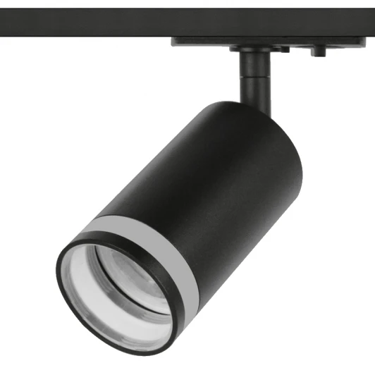WTL-GU10/04B Трековый светильник однофазный Wolta WTL-GU10/04B под лампу GU10 черный MODERNO