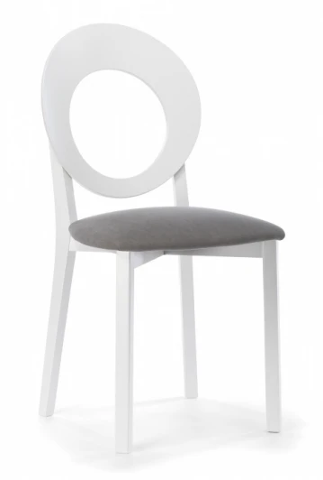 620129 Обеденный стул Woodville Марти Максимал (Дерево, Ткань/Белый) арт.620129