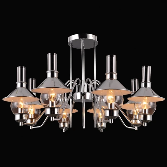 ALABARDA 75055/8C CHROME Потолочная люстра Natali Kovaltseva Alabarda 75055/8C CHROME