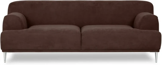604108 Диван Portofino 2-х местный ОГОГО (арт.604108), (Рогожка/Коричневый)