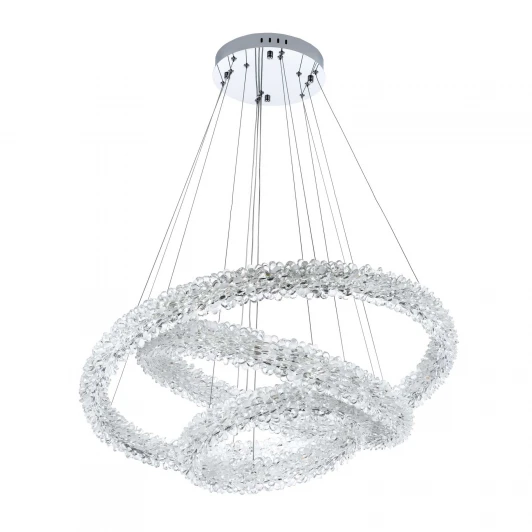 MS.5002.800.600.400 CR Подвесной светильник светодиодный хрустальный с пультом с регулировкой цветовой температуры и яркости Modelux MODESTYLE MS.5002.800.600.400 CR