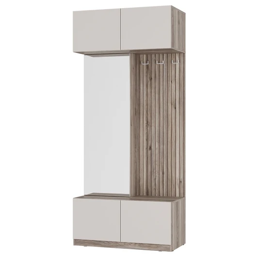 00-00166297 Прихожая БТС Урбан ПР-03, Дуб смоки, Кашемир