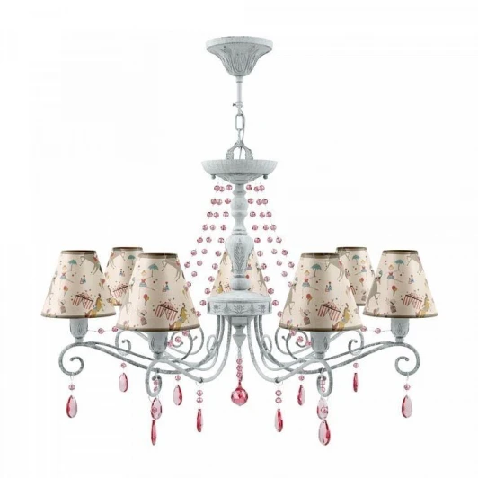E4-07-G-LMP-O-14-CRL-E4-07-PK-UP Люстра подвесная Provence 16 E4-07-G-LMP-O-14-CRL-E4-07-PK-UP