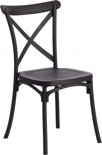 19693 Обеденный стул Tetchair CROSS (Пластик/Черный) 19693