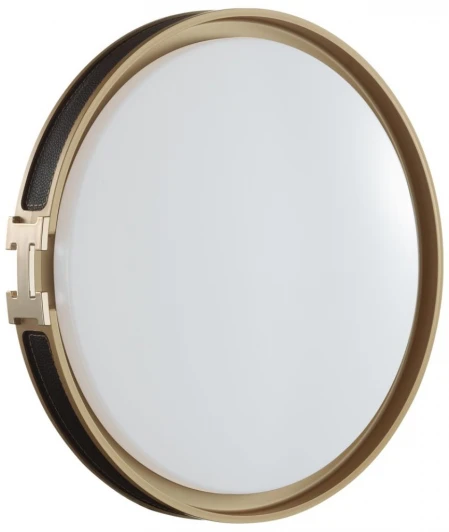 7667/DL Настенно-потолочный светильник Sonex Favemo Black 7667/DL пластик/белый/черный/золотой LED 48Вт 4000К D405 IP43 (220V, круглые)