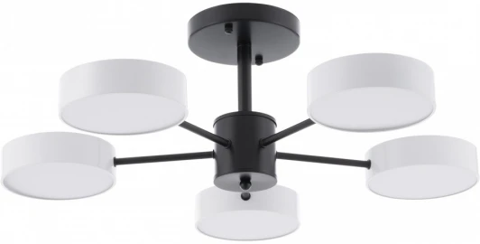 250906/5B Wh Потолочная люстра светодиодная на штанге Arte Milano Ferrara 250906/5B Wh (220V, круглые)